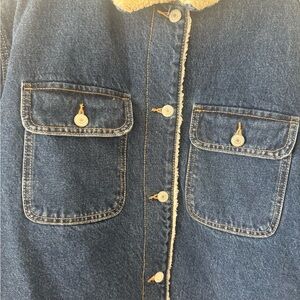 Old Navy Cream Shearling Jacket